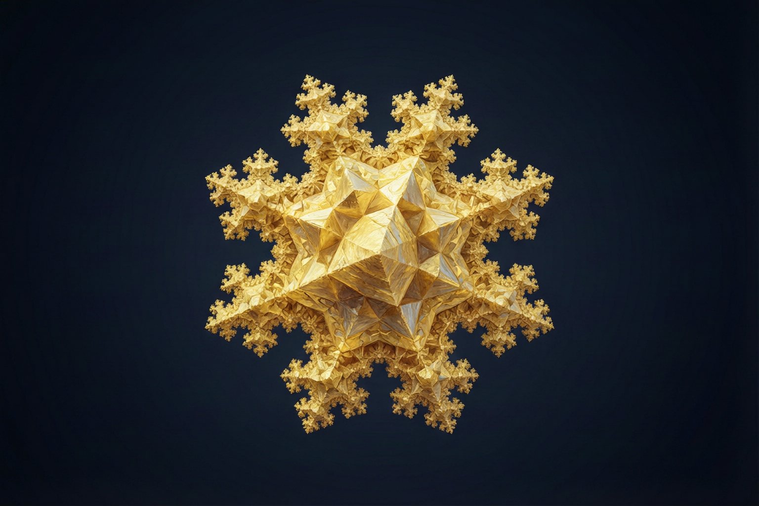 科赫雪花（Koch Snowflake）示意图